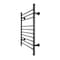 Warmlyyours Infinity Towel Warmer, Black, Dual Connection, 10 Bars TW-F10KS-HP - alternate 6
